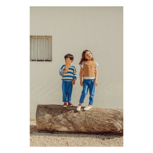THE LiTTLE POETS - Camões Carrotte Pants | Royal Blue
