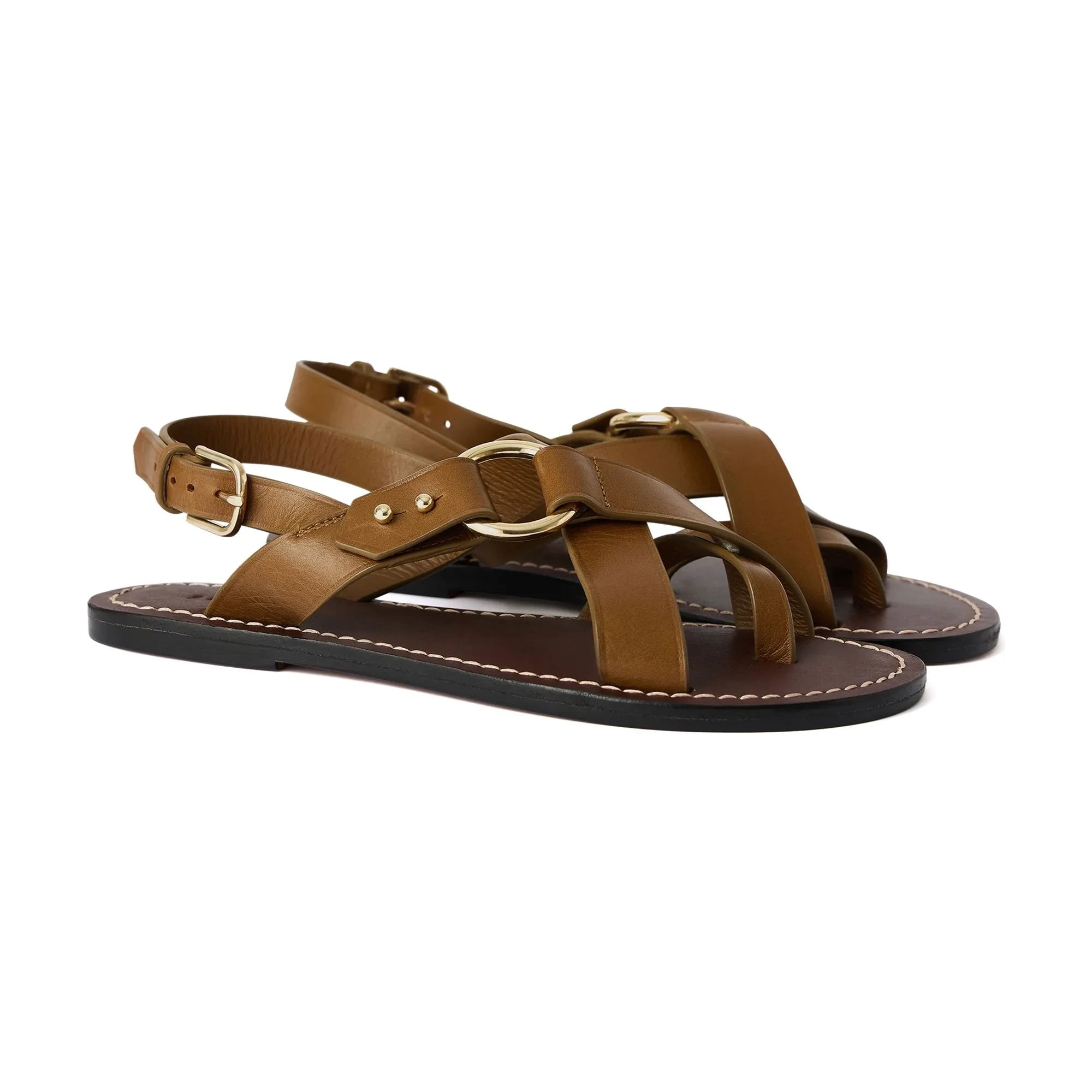 Soeur - Florence leather sandals | Bronze