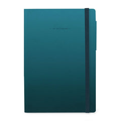 Legami - Notebook with Blank Pages and Monochrome Soft Cover - Deep Teal - My Notebook