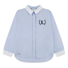 Lacoste - Shirt L Organic cotton | Light Blue