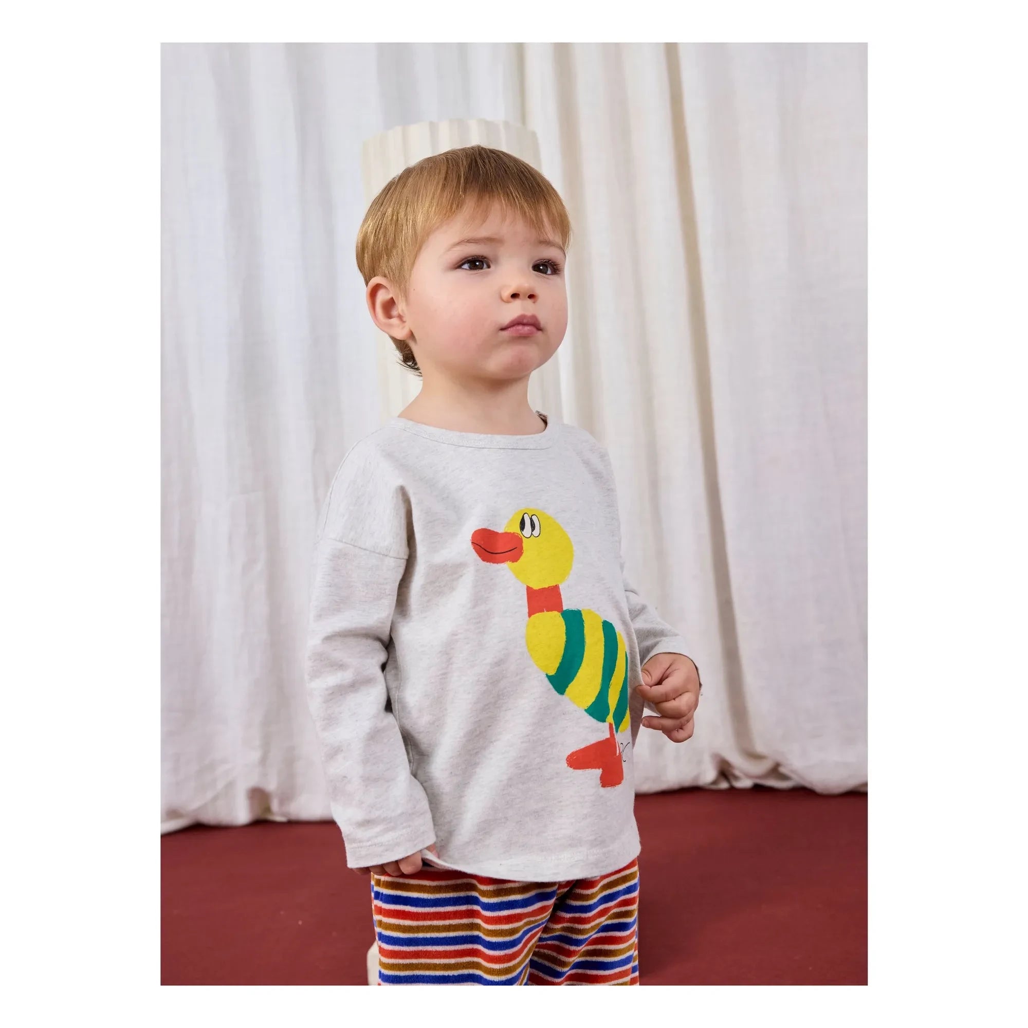 Bobo Choses - Duck T-shirt | Heather Gray