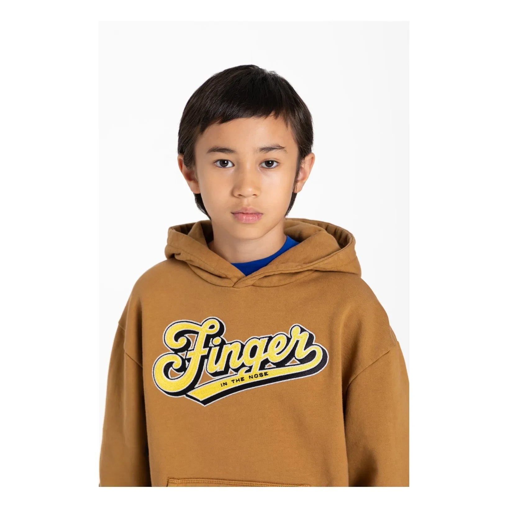Finger in the nose - Hope Organik Pamuklu Sweatshirt | Buzlu kahverengi