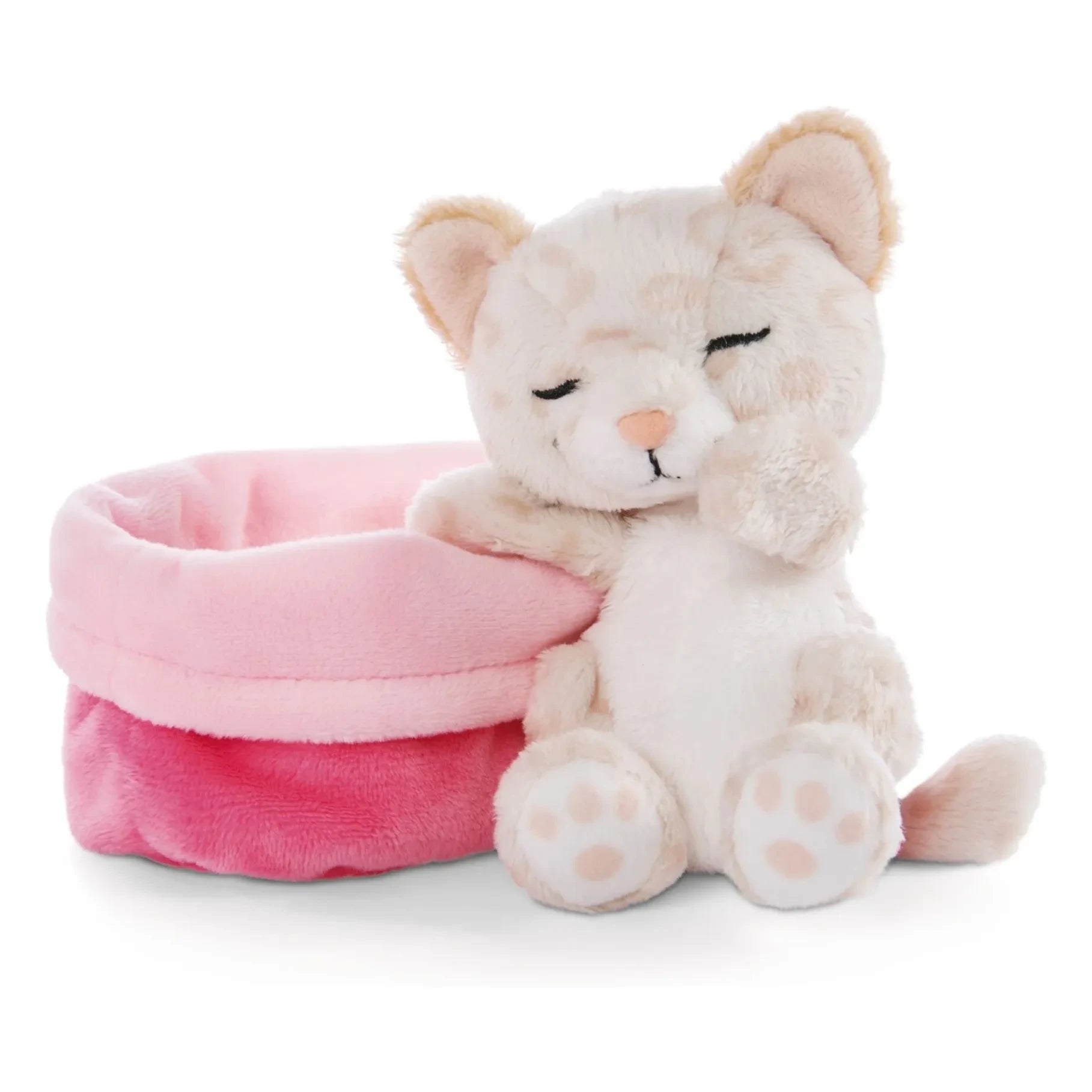 Nici - Leopard Cat Plush - Sleeping Pets | Ecru