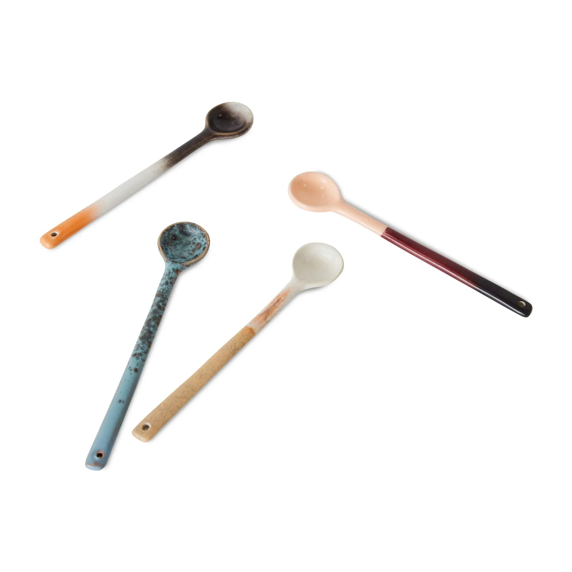 HKliving - Stone Pottery Spoons - Set of 4