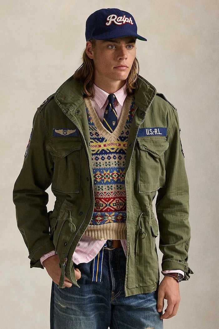 Polo Ralph Lauren Men's Cotton Transitional Jacket Icnc Fld Jkt Lined Field