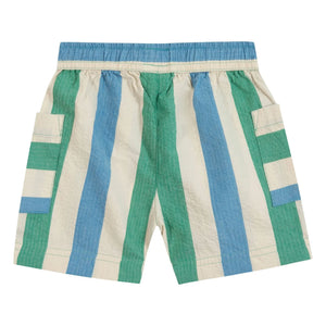 Bonton - Striped Lois Pocket Shorts | Ecru