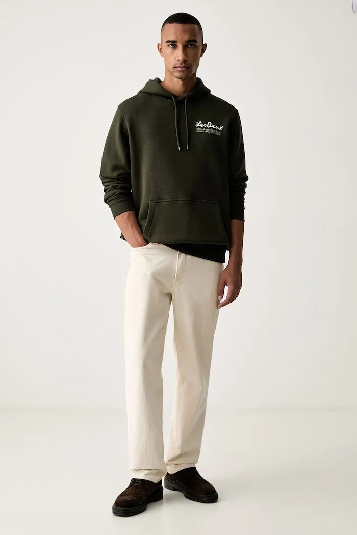 Les Deux kapüşonlu erkek pamuklu sweatshirt