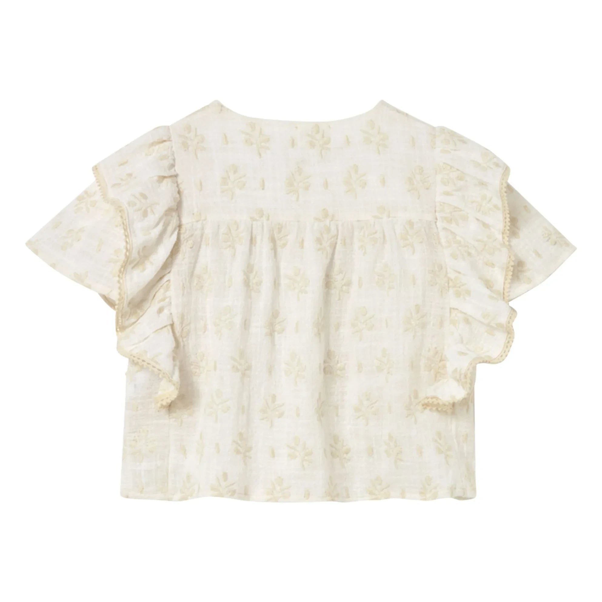 Cozmo - Tansy organic cotton blouse | Off-White