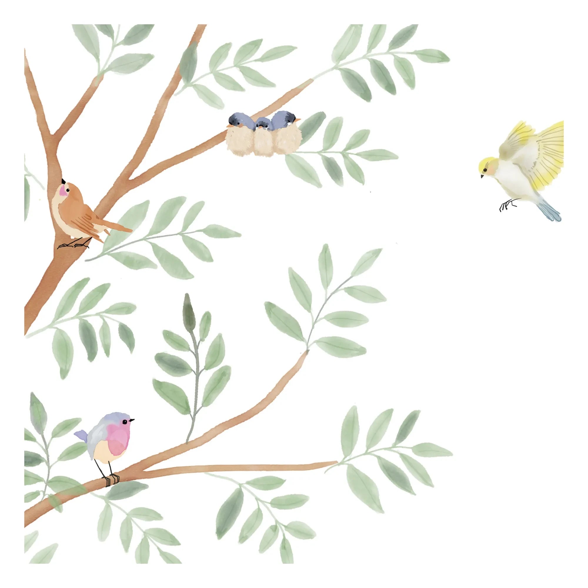 MIMI'lou - Giant Spring Tree Wall Sticker