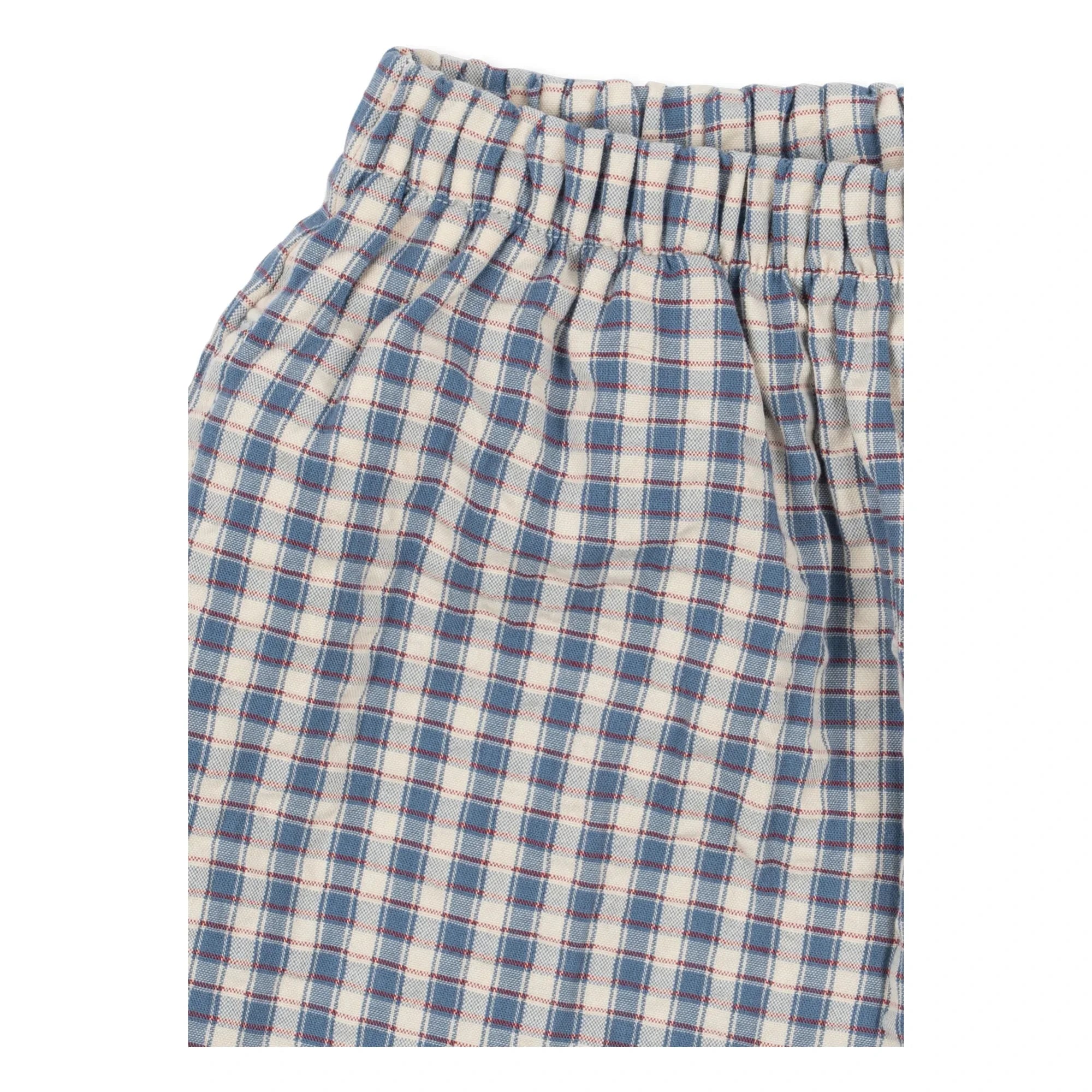 Konges Sløjd - Kim Organic Cotton Check Shorts | Blue