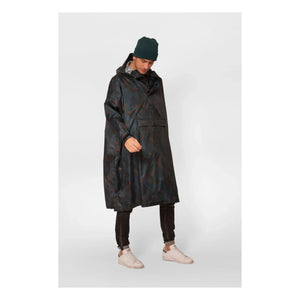 Rainkiss - Art Camo Waterproof Cape | Black