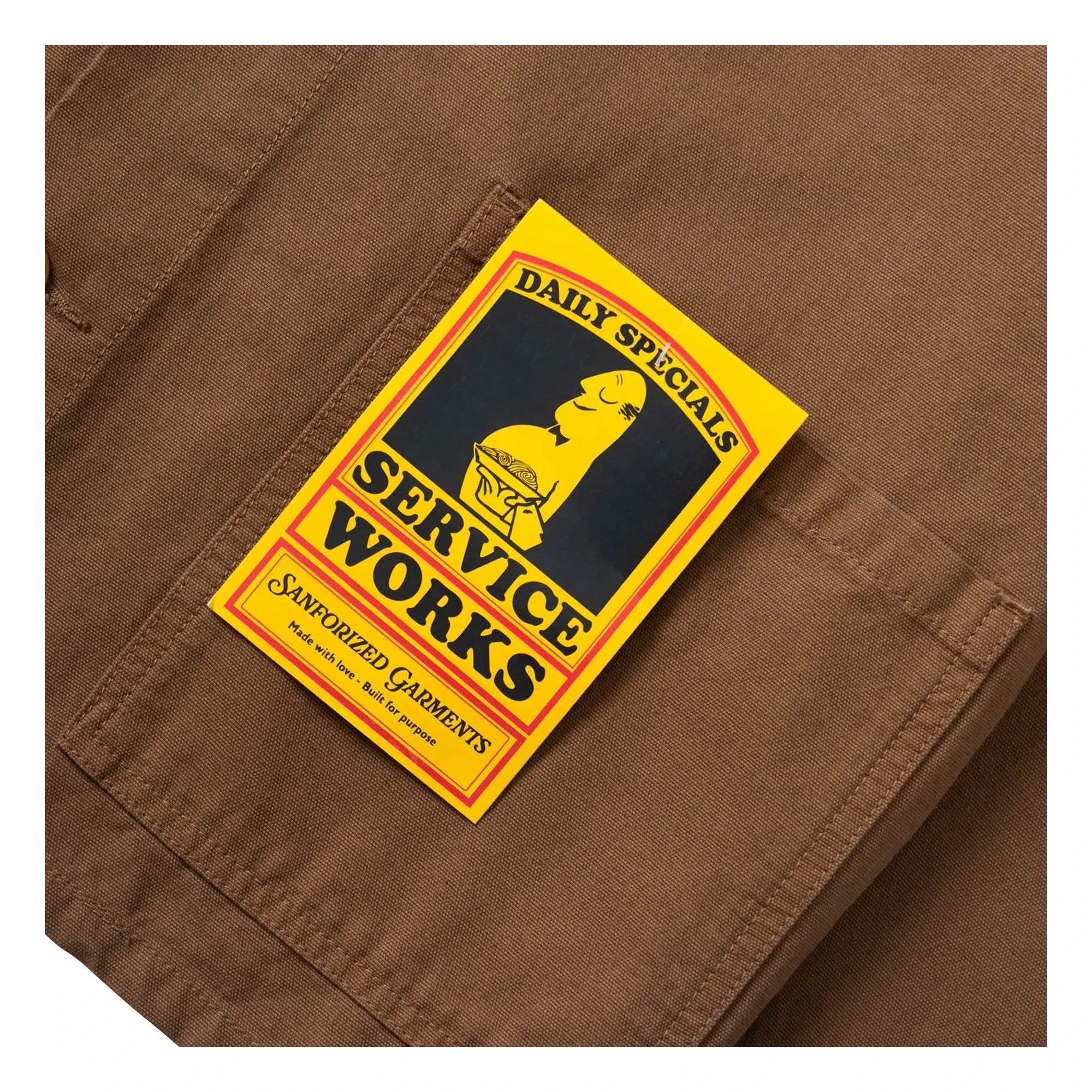 Service Works - Canvas Chore Overshirt | Kahverengi