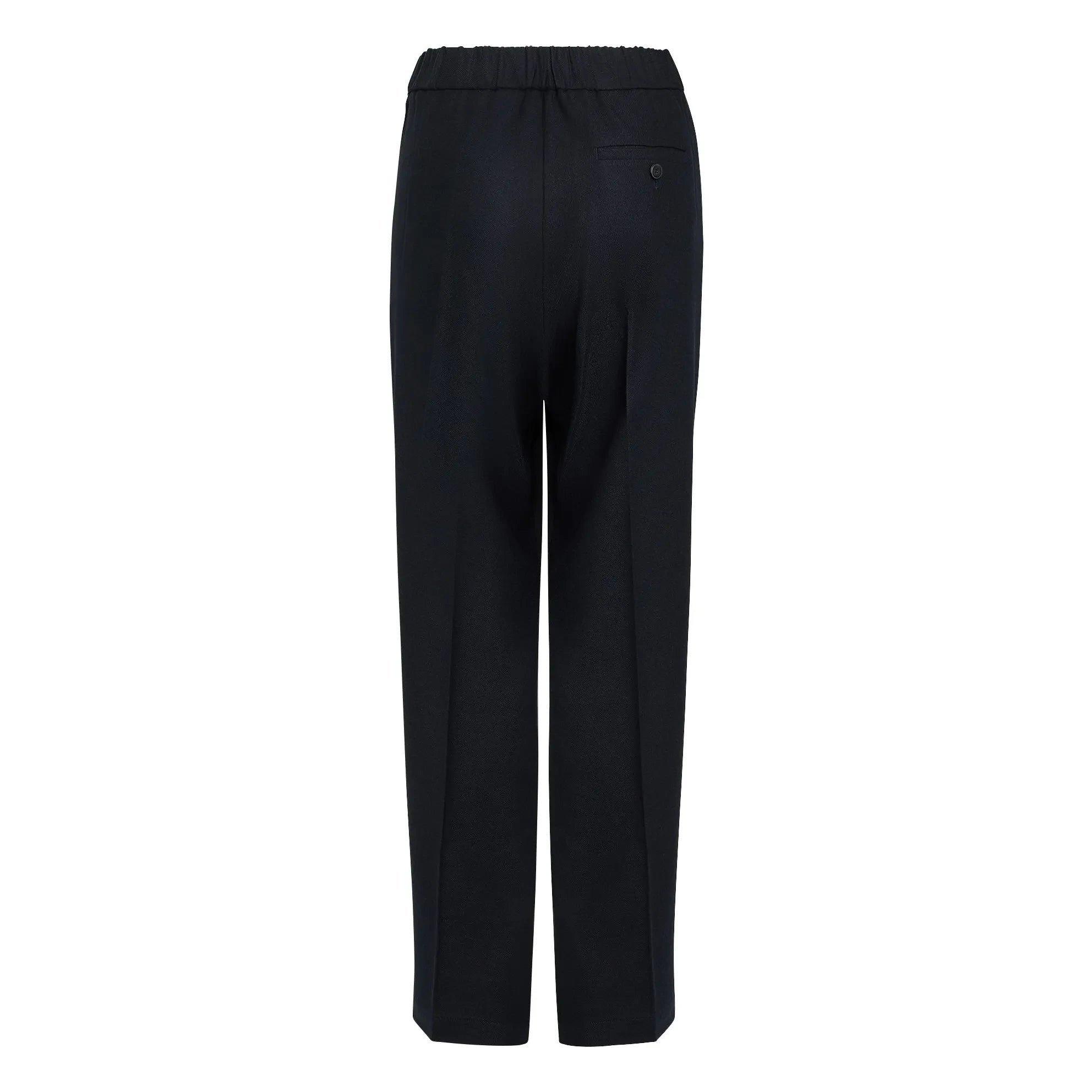 Pomandère - Lastikli Flanel Pantolon | Lacivert