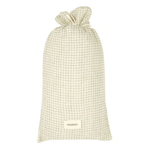 Nobodinoz - Wabi-Sabi Blue Checked Duvet Cover | Blue