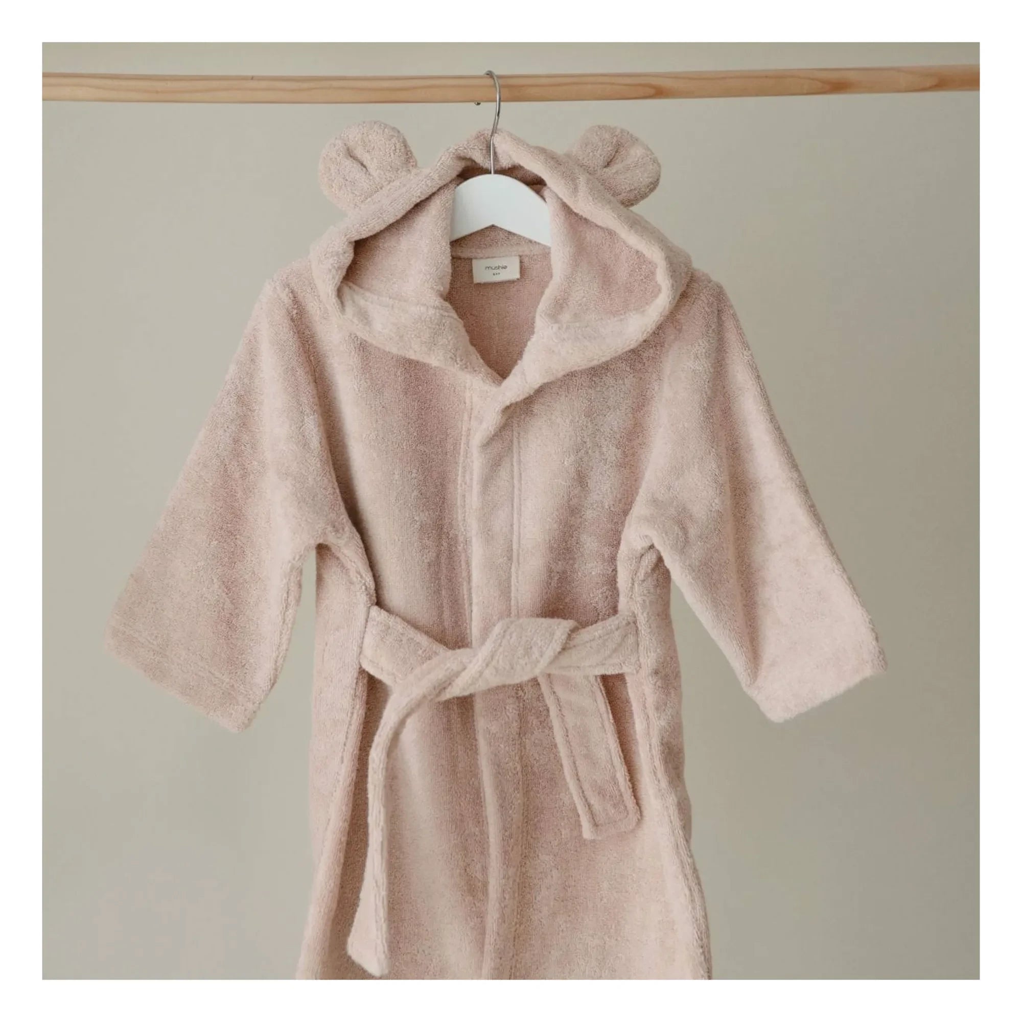 Mushie - Bathrobe | Powder Pink