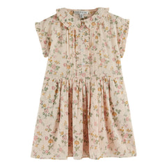 Emile et Ida - Organic Cotton Flower Dress | Light Pink