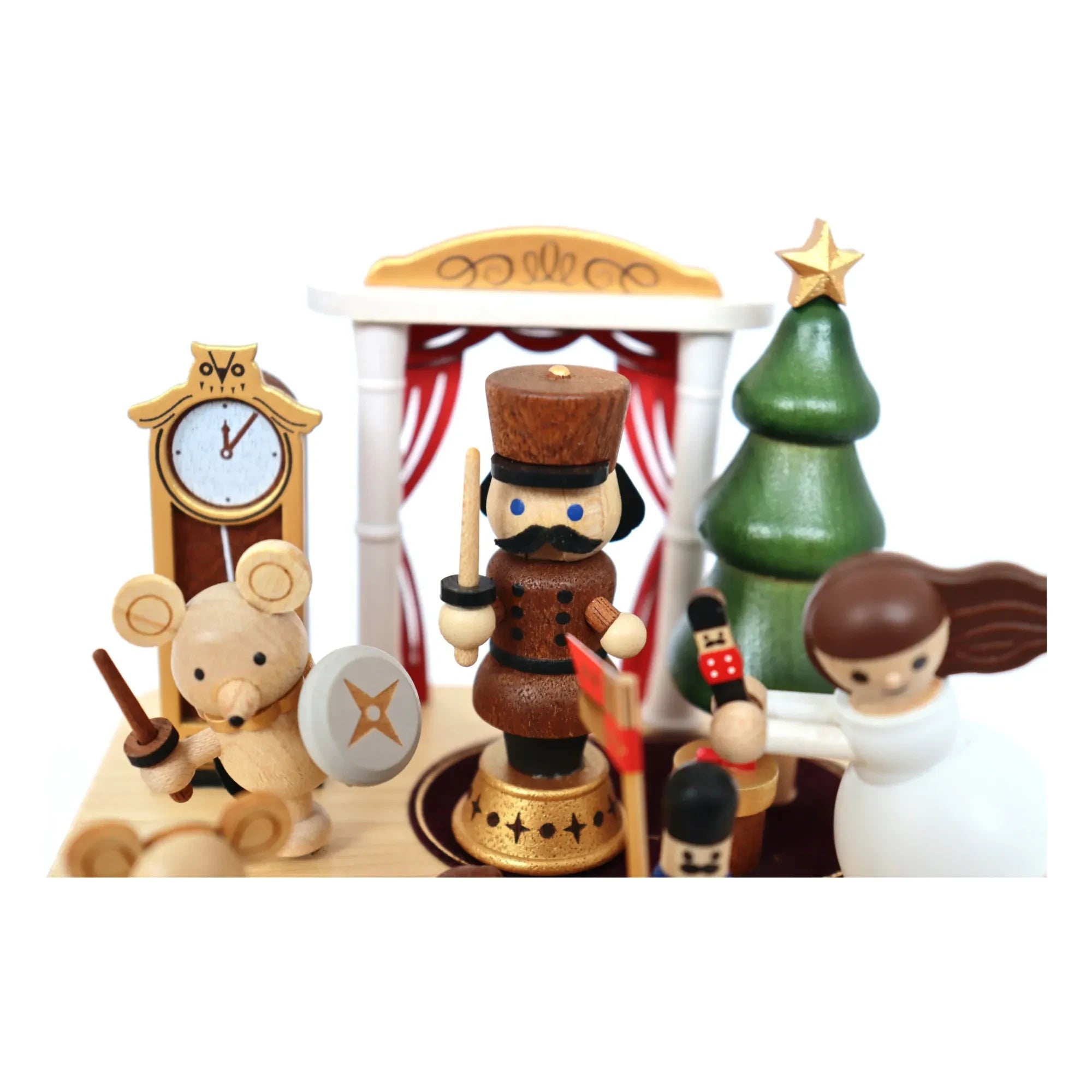 Wooderful Life - Wooden Nutcracker Music Box