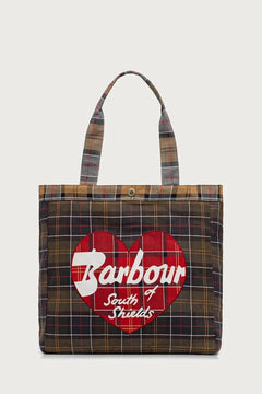 Barbour pamuklu kadın alışveriş çantası