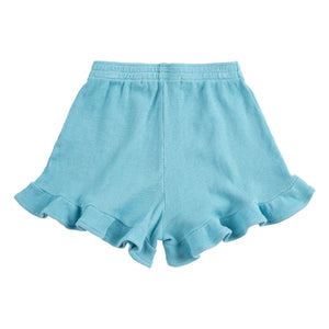 Bobo Choses - Bobo Choses Organic Cotton Ruffled Shorts | Light Blue
