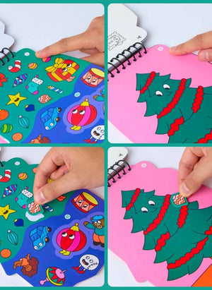 Omy - Christmas Sticker Activity Book