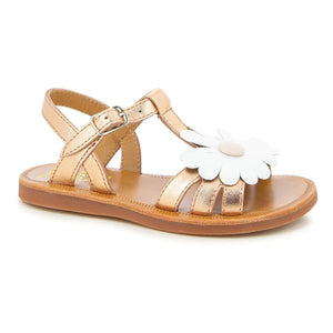 Pom d'Api - Plagette Big Flo Sandals | Rose Gold