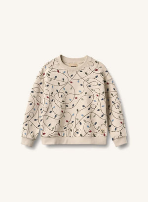 Wheat - Sandro "Guirlandes" Organic Cotton Sweatshirt | Cream