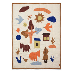 Ferm Living Kids - Village Cotton Blanket