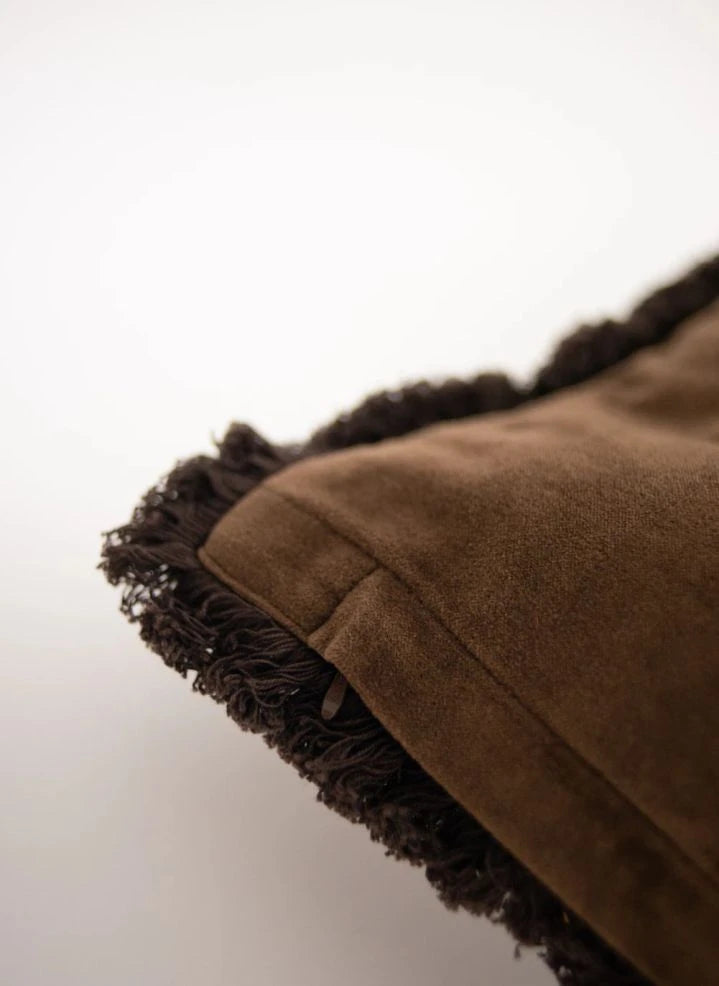 Olsson & Jensen - Maribel Velvet Cushion Cover | Chocolate