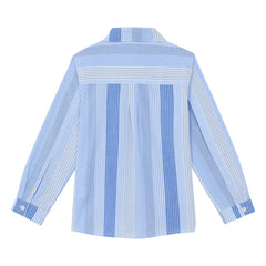 Tartine et Chocolat - Contrasting Stripe Shirt | Blue