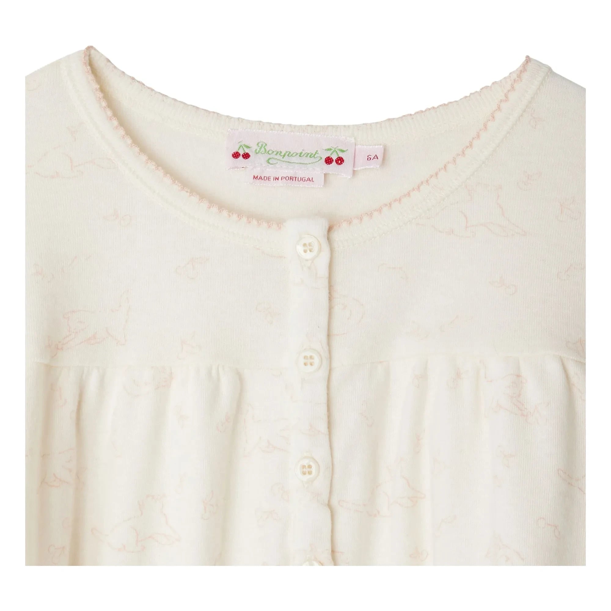Bonpoint - Organic Cotton Pajamas | Ecru