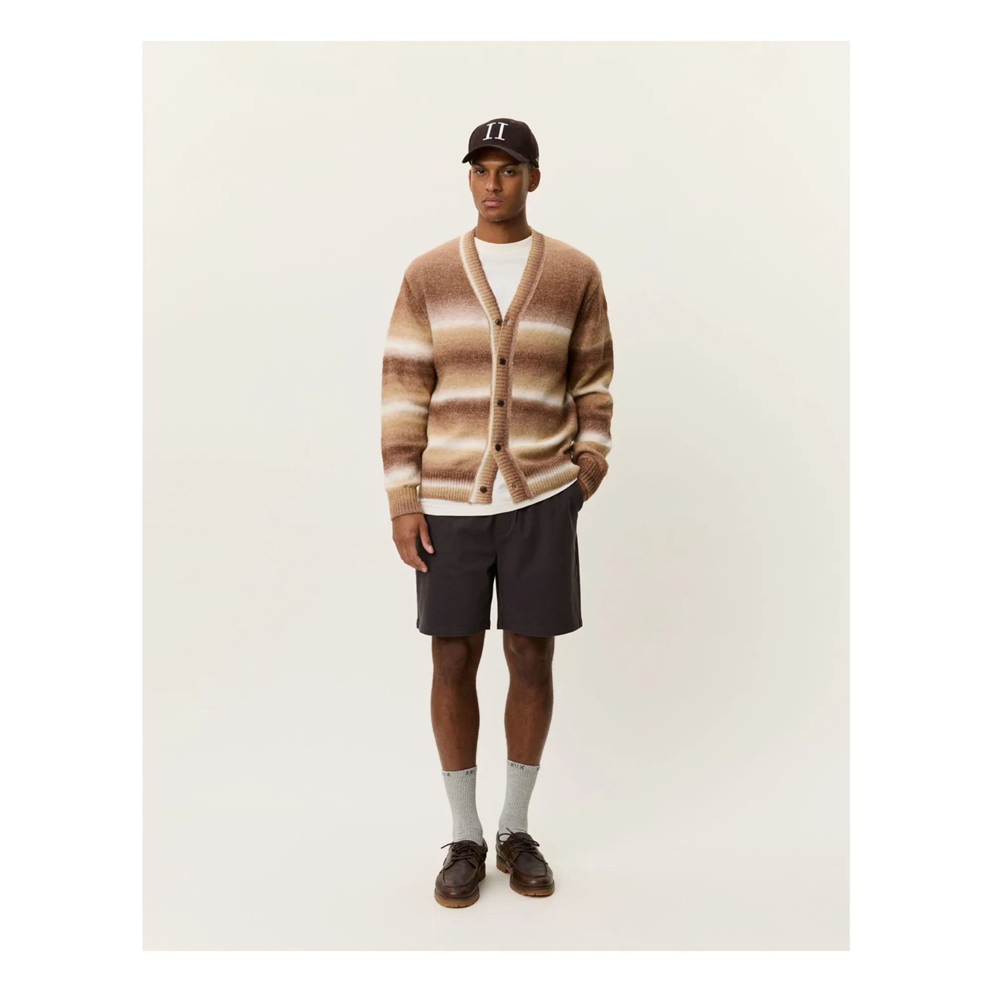 Les Deux - Boston Gradient Knit Cardigan | Light Brown