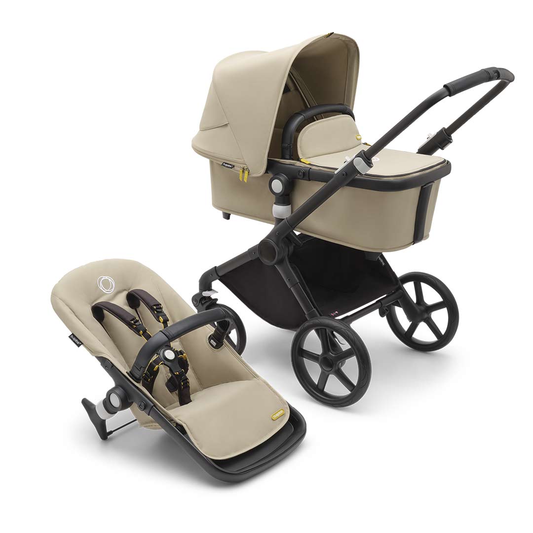 Bugaboo Fox Cub Complete Pushchair - Desert Beige-Strollers-Desert Beige- | Natural Baby Shower