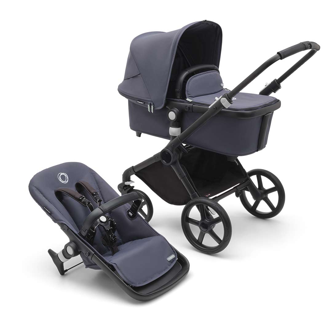 Bugaboo Fox Cub Complete Pushchair - Stormy Blue-Strollers-Stormy Blue- | Natural Baby Shower
