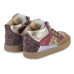 Pom d'Api - Bump Leopard Foam Sneakers | Fuchsia