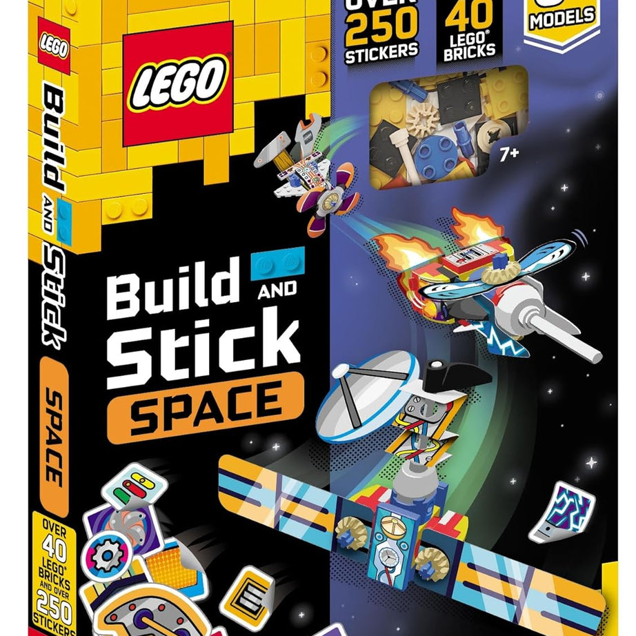 Buster Books - Lego Build and Stick Figure Toy English Activity and Story Book
