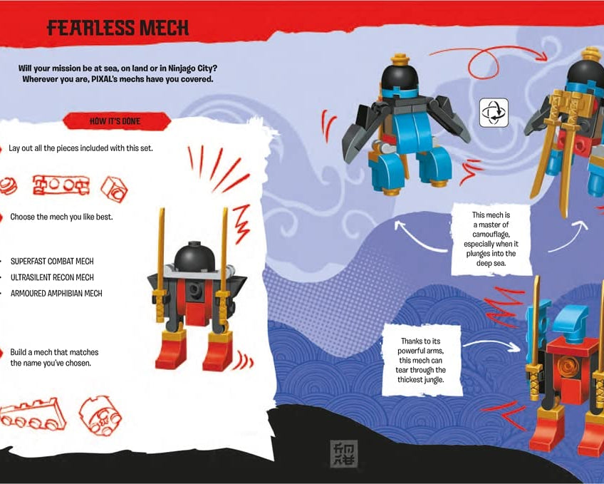 Buster Books - Lego Ninjago Figurine Toy English Activity and Story Book