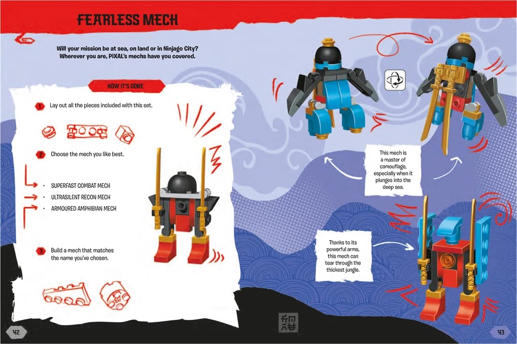 Buster Books - Lego Ninjago Figurine Toy English Activity and Story Book