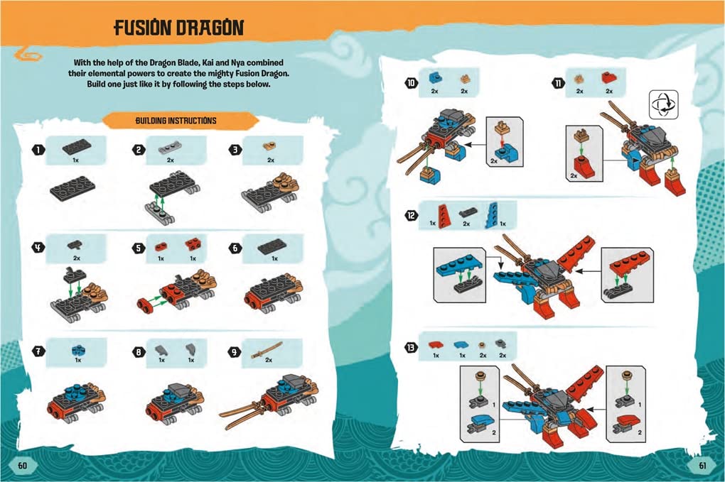 Buster Books - Lego Ninjago Figurine Toy English Activity and Story Book