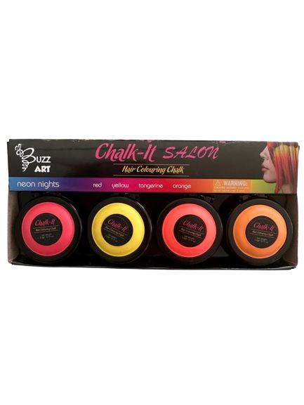 Buzz Art - Kids Hair Chalk Neon Colors