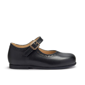 Young Soles - Martha Velcro Mary Jane Shoes | Black