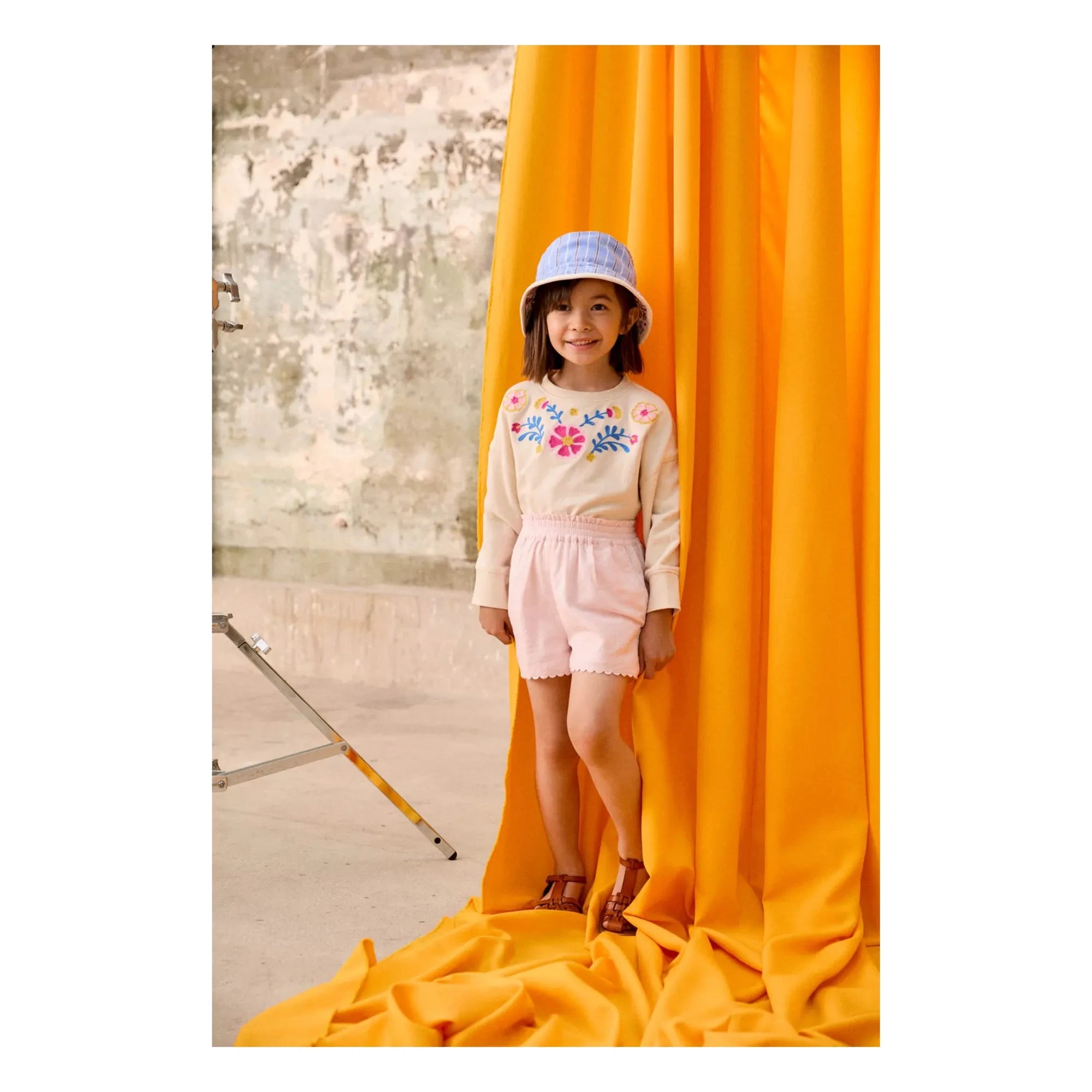 Louise Misha - Estella embroidered sweatshirt | Cream