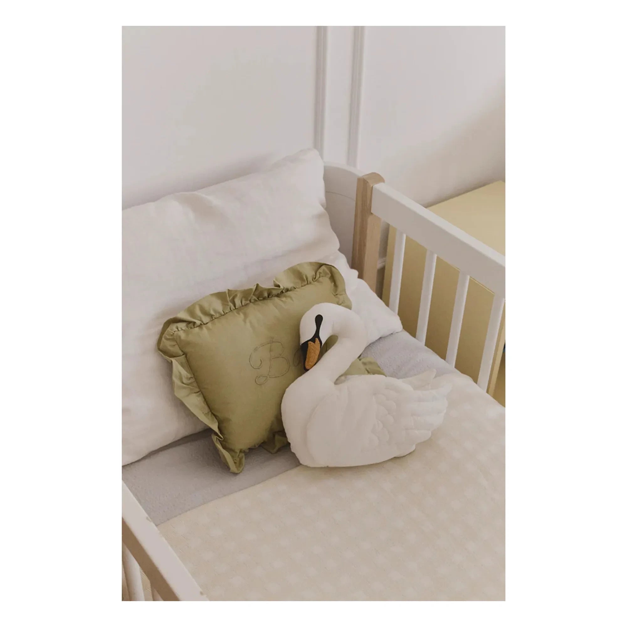 Lorena Canals - Swan Pillow | White