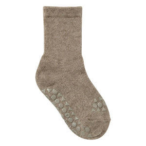 GOBABYGO - Non-slip Merino Wool Socks | Camel