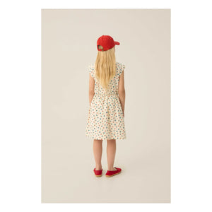 The Campamento - Mi-Long Floral Dress | Ecru