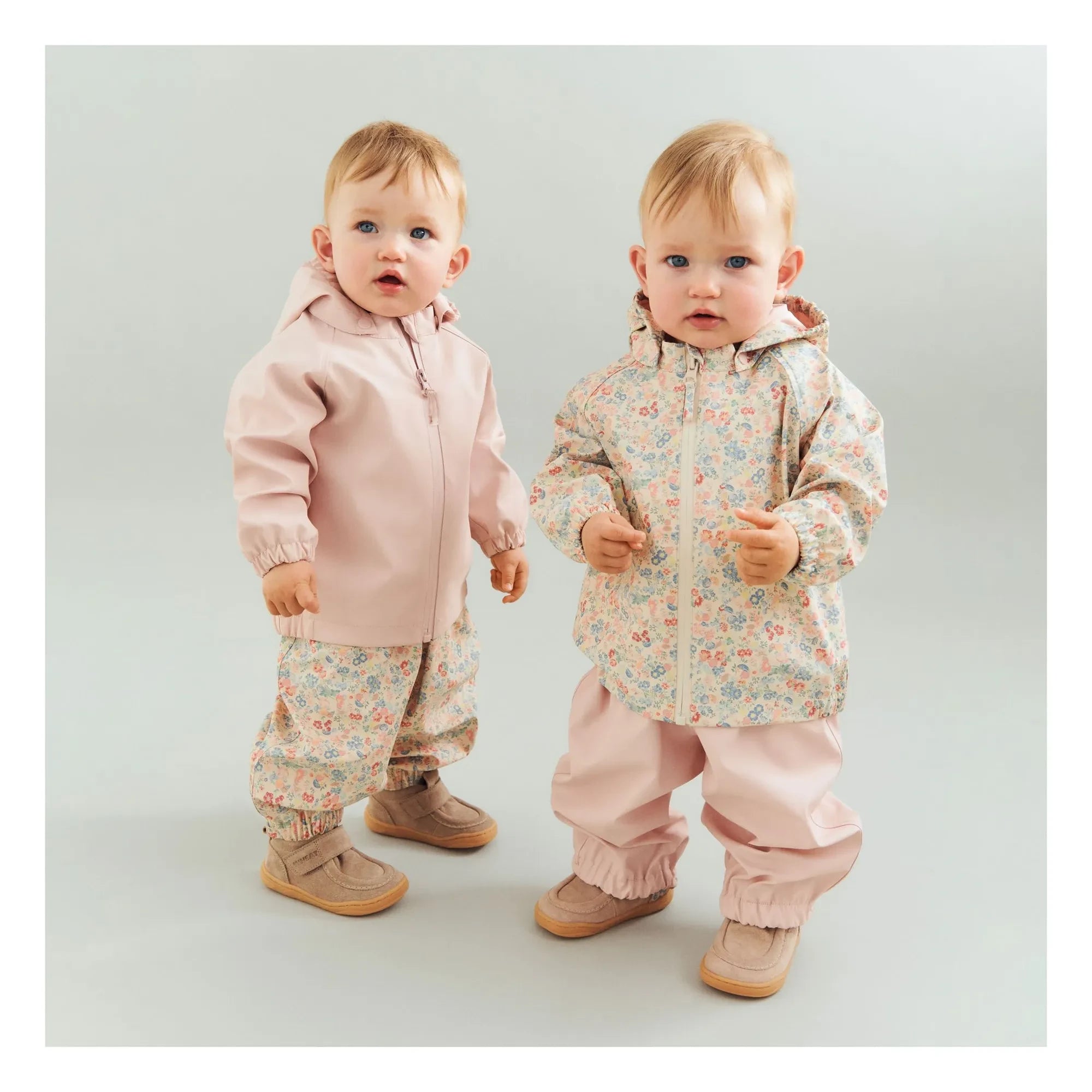 Wheat - Chardy Fleurie Recycled Fiber Waterproof Jacket | Apricot