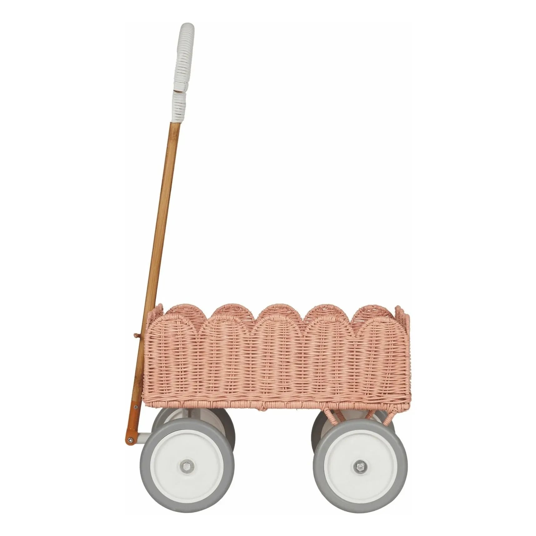 Olli Ella - Leaf Rattan Cart | Peach