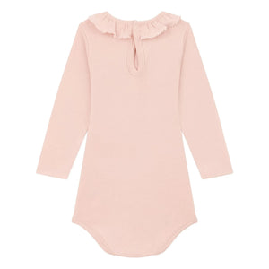 Petit Bateau - Body Collar Uni | Pembe