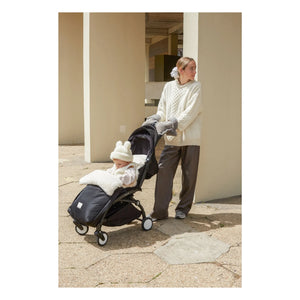 BINIBAMBA - Sheep Leather Universal Baby Footed Sleep Suit | Milk