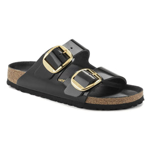BIRKENSTOCK - Arizona Big Buckle Leather Sandal | Black