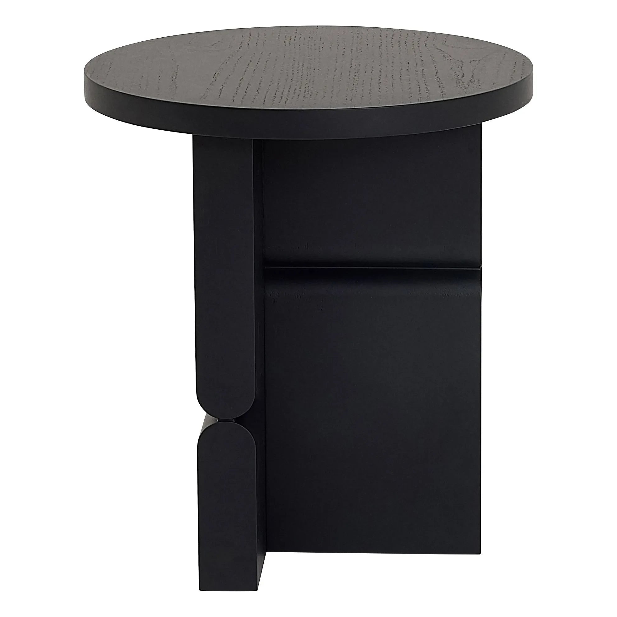 Nobodinoz - Noon Painted Wooden Side Table | Black